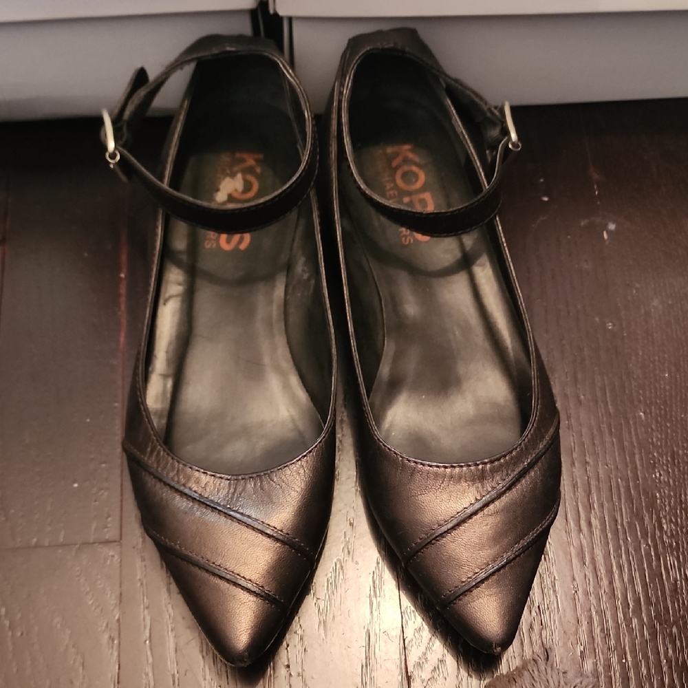 Michael Kors Black Leather Heels
